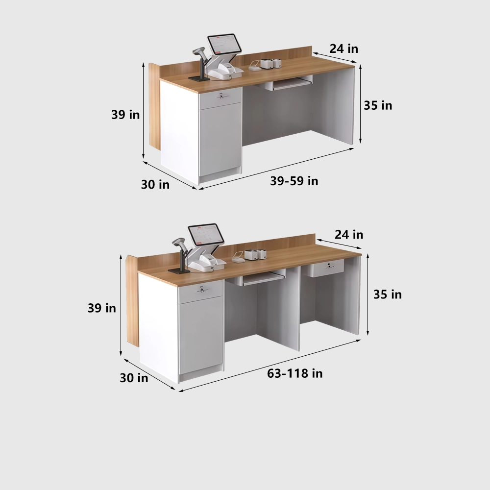 Compact Supermarket Checkout Counter - image 6