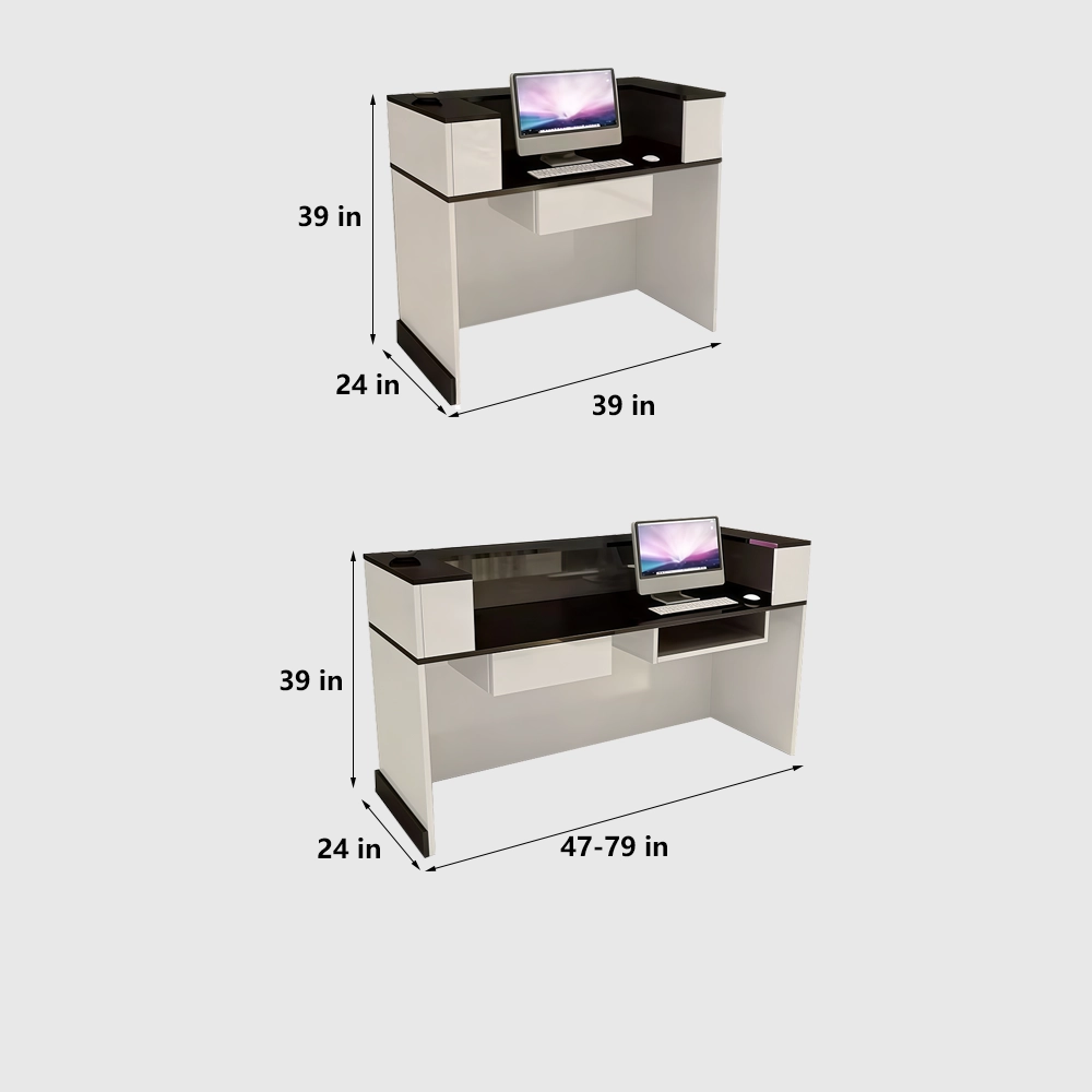 Modern Minimalist Beauty Salon Reception Counter - image 6