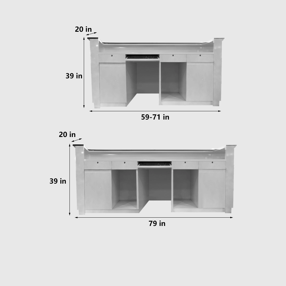 Sleek Modern Reception Desk for Small Consultations - image 7