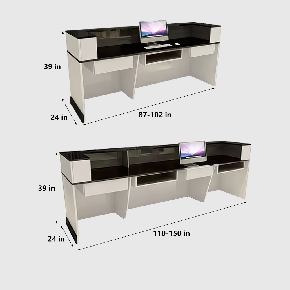 Modern Minimalist Beauty Salon Reception Counter - image 7
