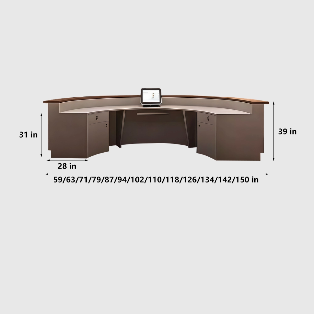 Vintage Curved Bar Counter for Pubs & Coffee Shops - image 7