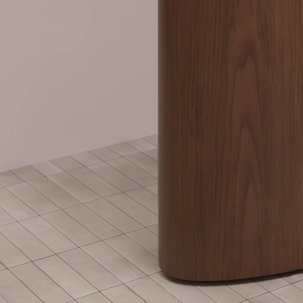 Walnut Oval Counter for Boutique & Clothing Stores - image 4
