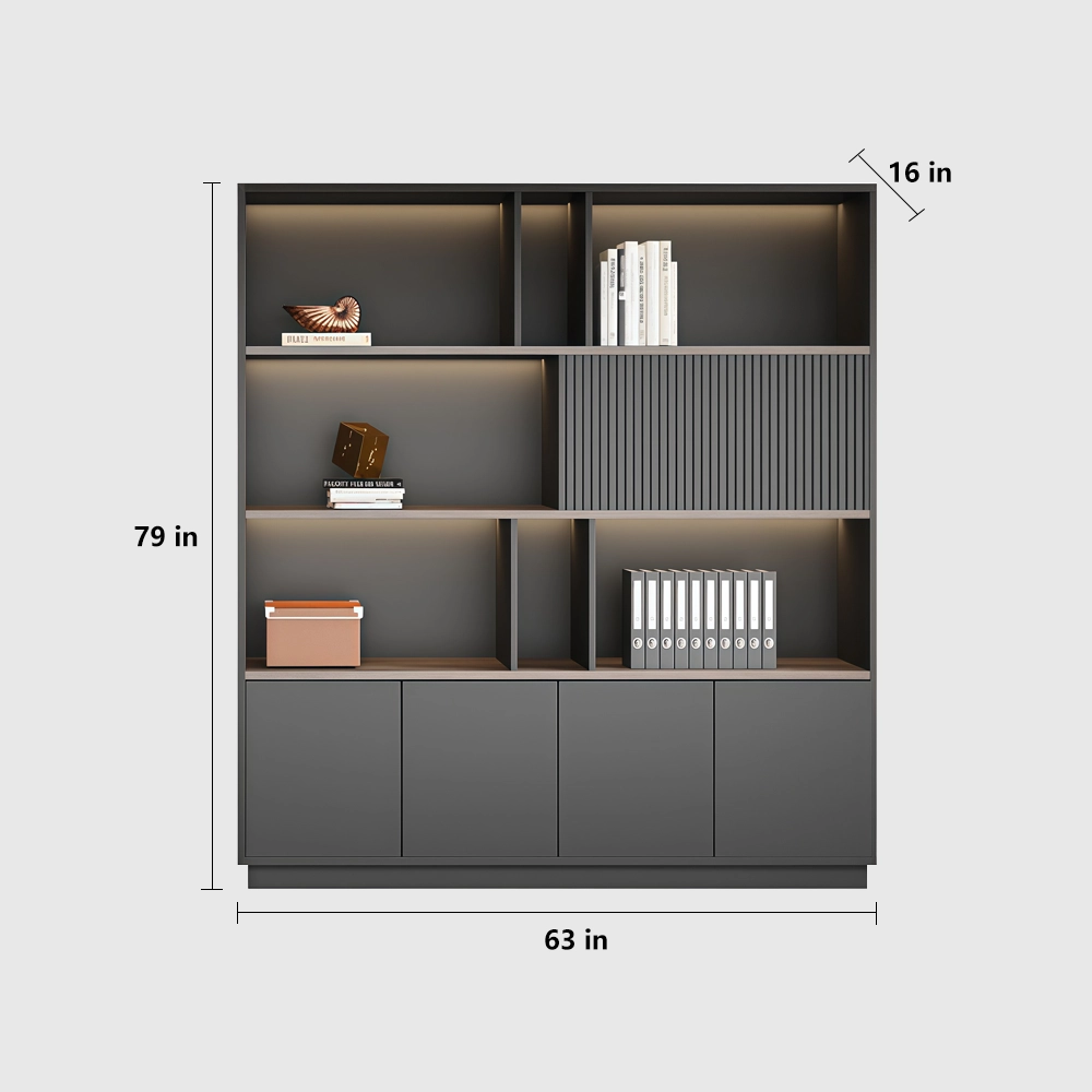 Wood Bookcases and Storage Cabinets for Offices - image 9