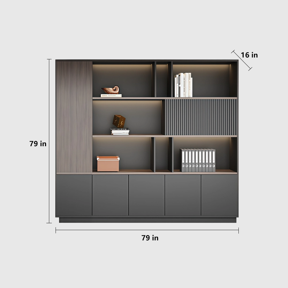 Wood Bookcases and Storage Cabinets for Offices - image 10