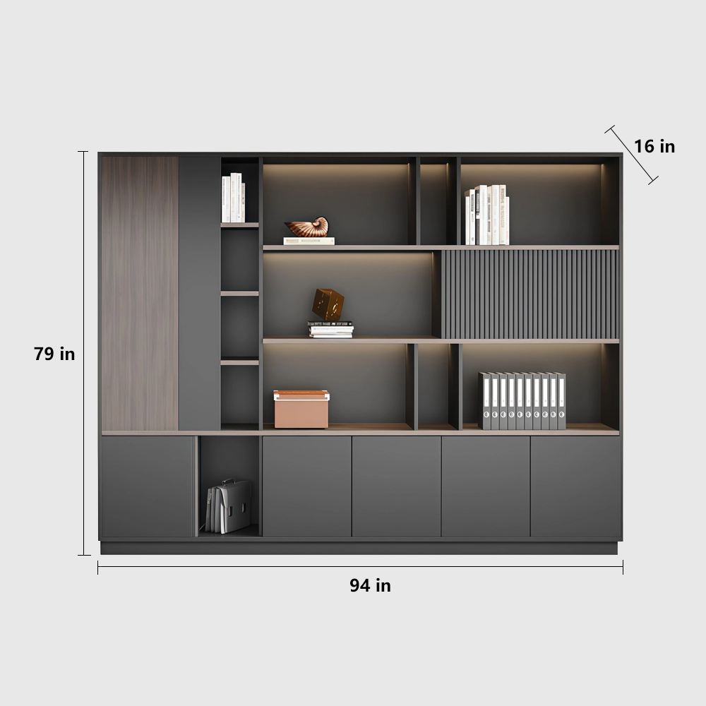 Wood Bookcases and Storage Cabinets for Offices - image 11