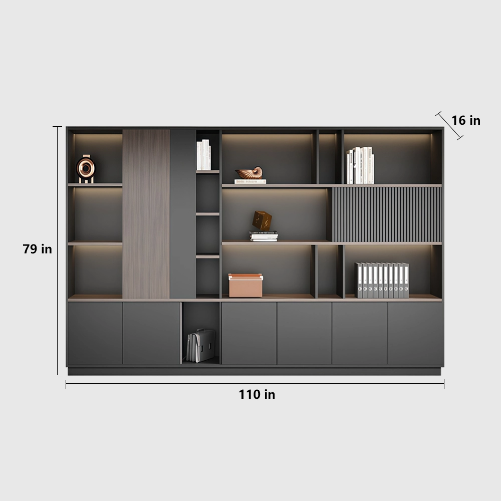 Wood Bookcases and Storage Cabinets for Offices - image 12