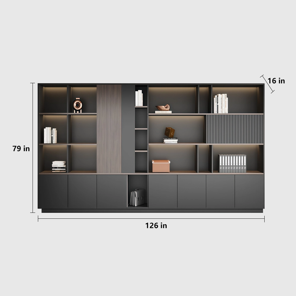 Wood Bookcases and Storage Cabinets for Offices - image 13
