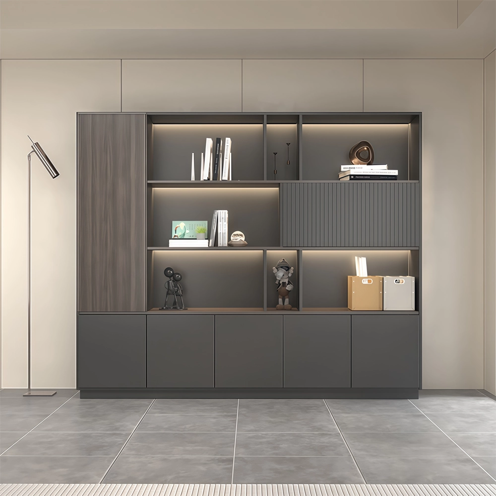 Wooden Filing Cabinet for Office Display & Storage - image 2