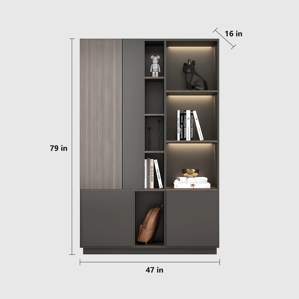 Wooden Filing Cabinet for Office Display & Storage - image 8