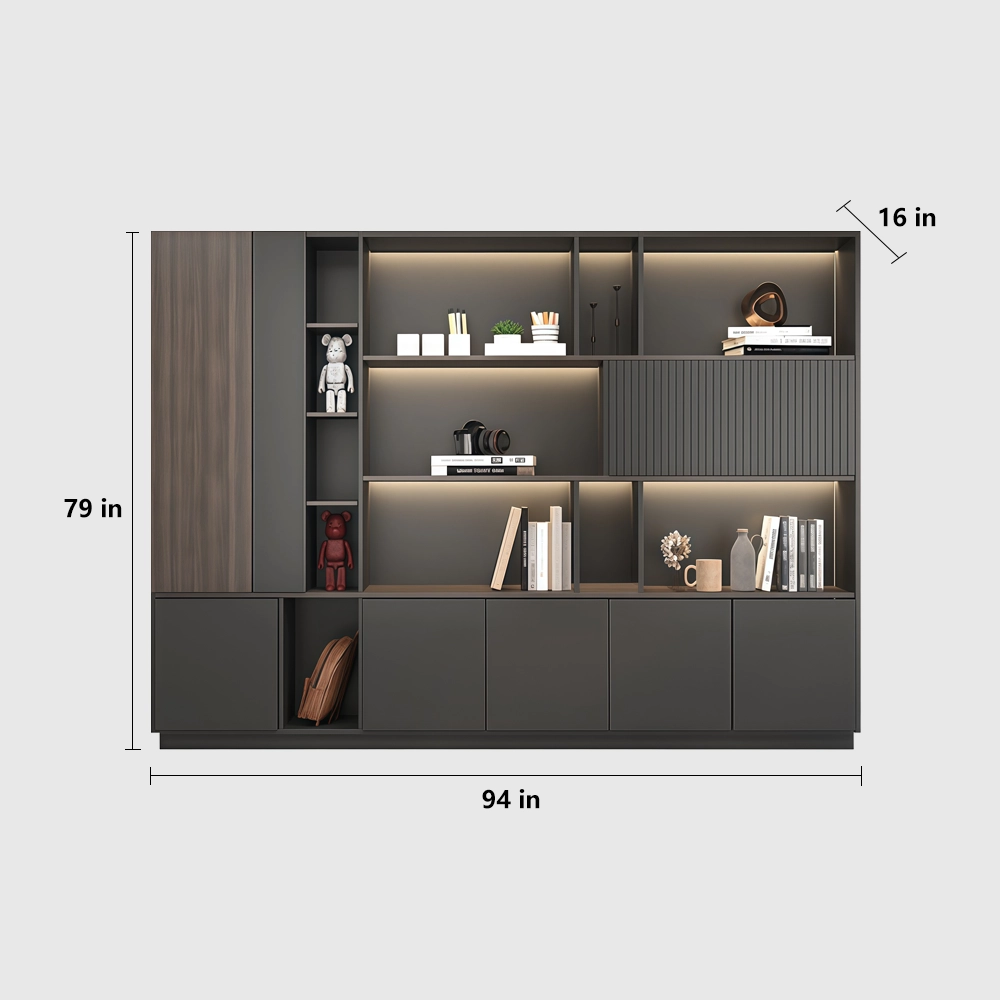 Wooden Filing Cabinet for Office Display & Storage - image 11