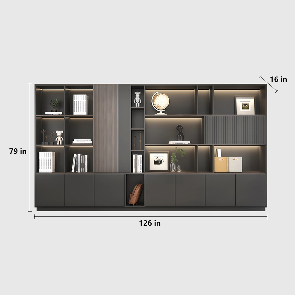 Wooden Filing Cabinet for Office Display & Storage - image 13