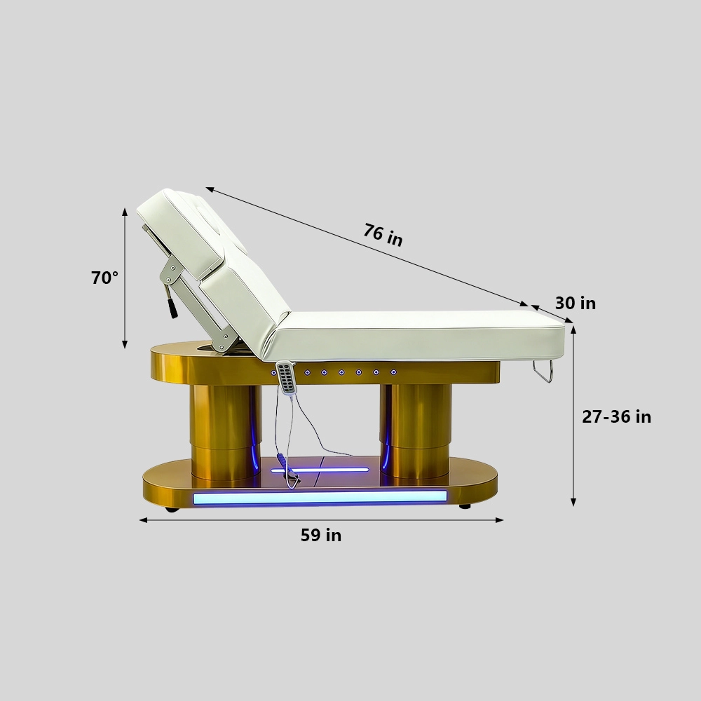 Adjustable Height Spa Table for Beauty Salon - image 6