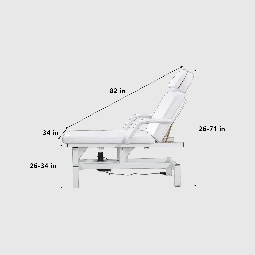 Electric Lifting Facial Massage Bed for Beauty And Tattoo Treatment - image 6