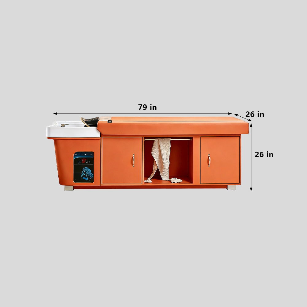 Water Circulation Shampoo Bed with Heater & Steam - image 6