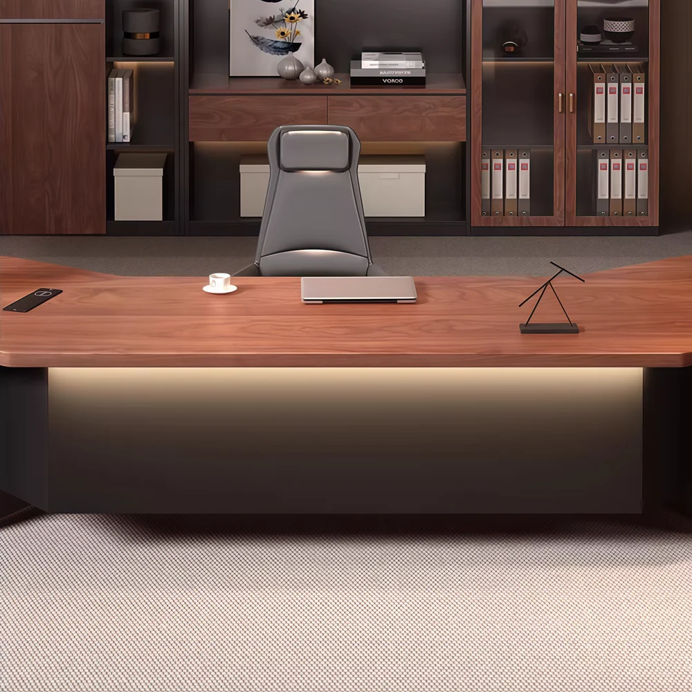 Executive Office Desk – Large Wooden Manager Desk - image 4