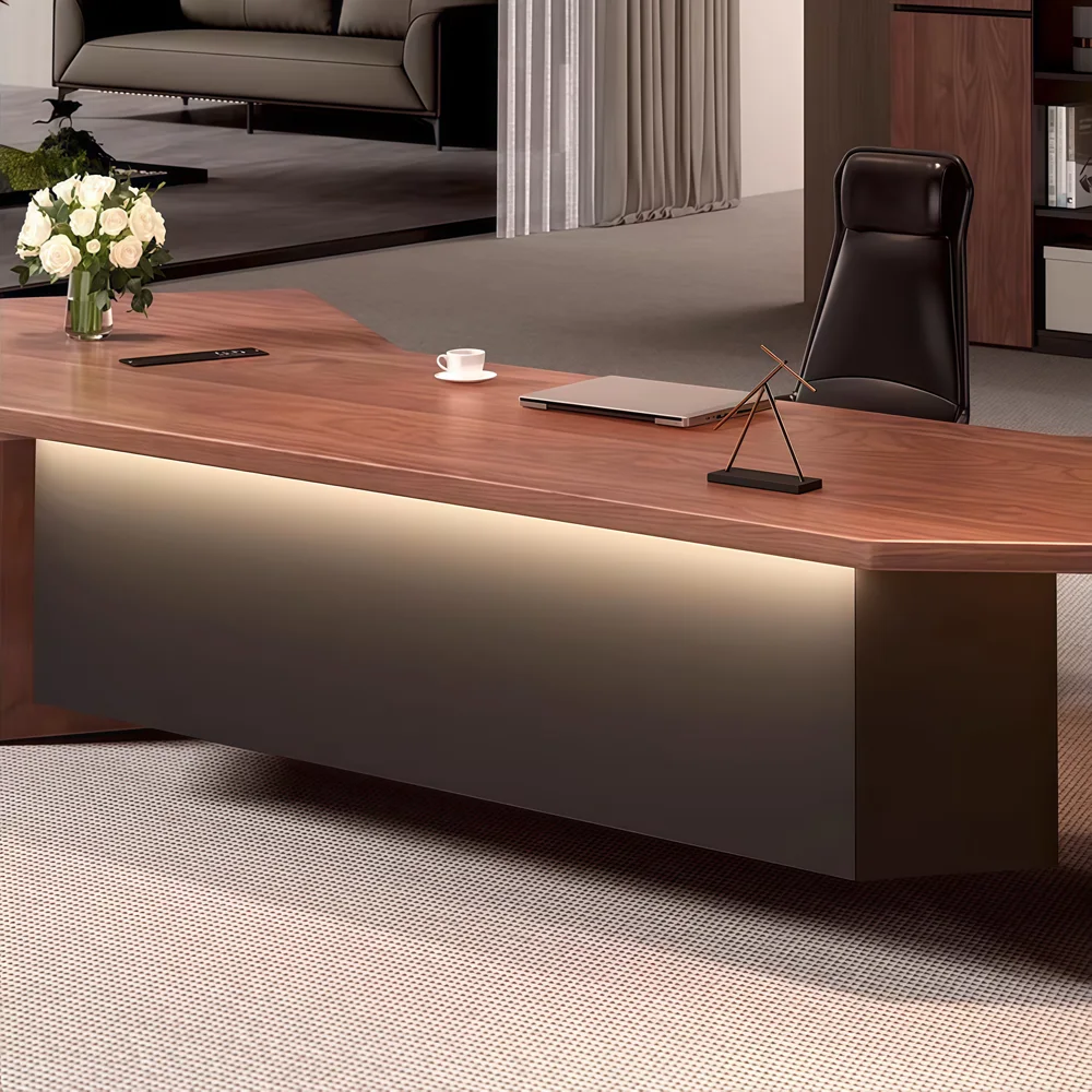 Executive Office Desk – Large Wooden Manager Desk - image 5