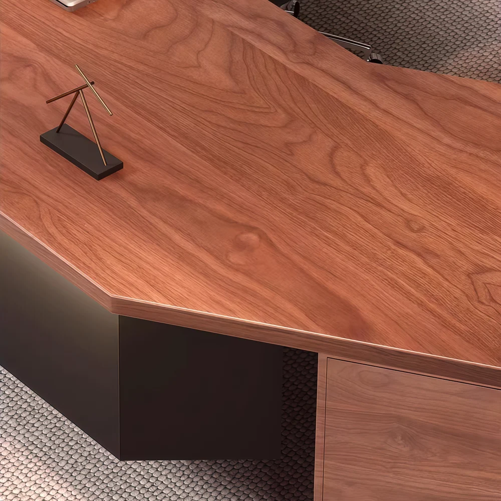 Executive Office Desk – Large Wooden Manager Desk - image 6