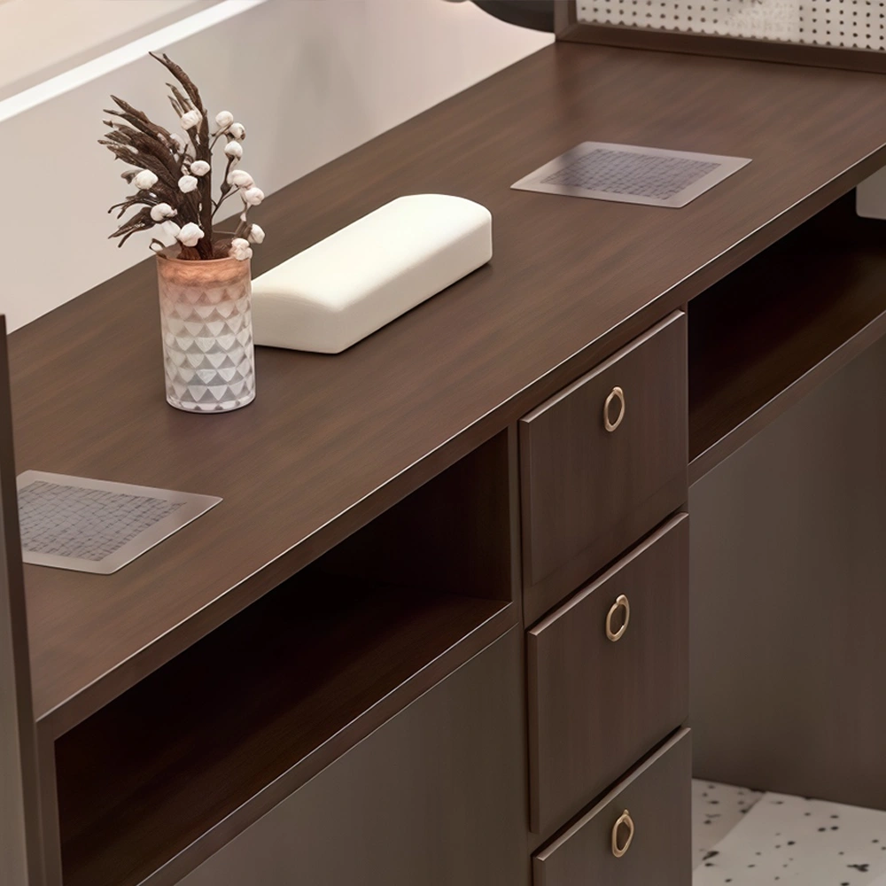 Classical Nail Table with High Side Panels and Vacuum - image 3