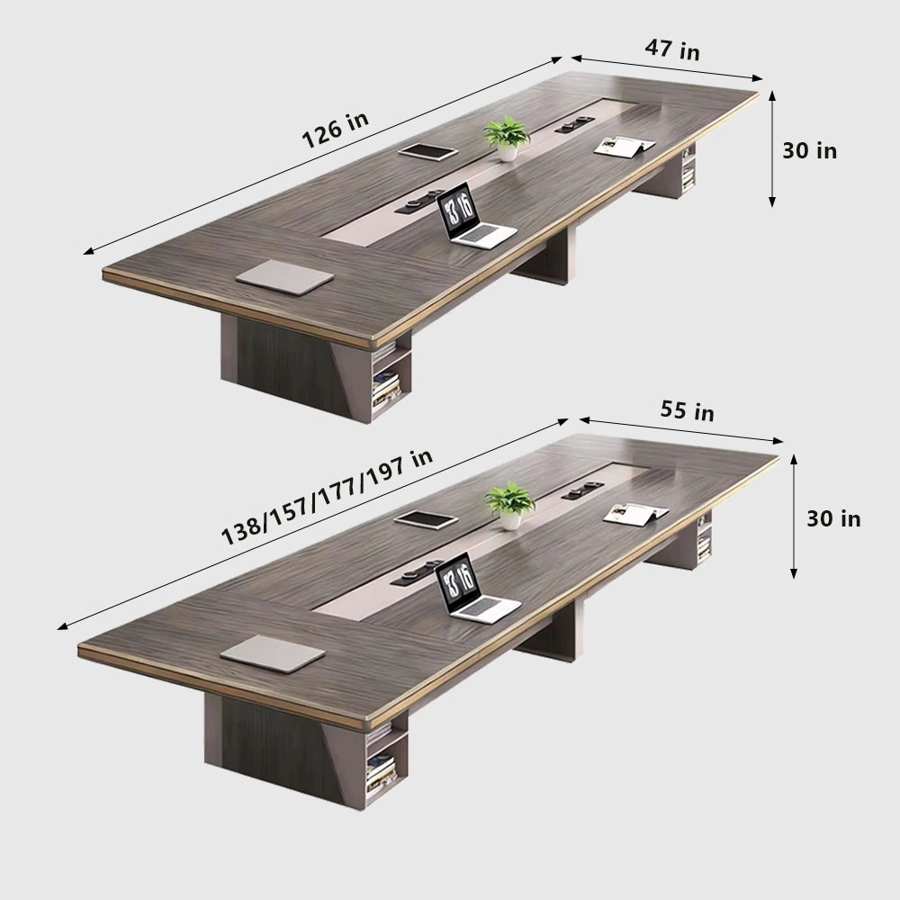 Modern Long Conference Table for Business Meetings - image 8
