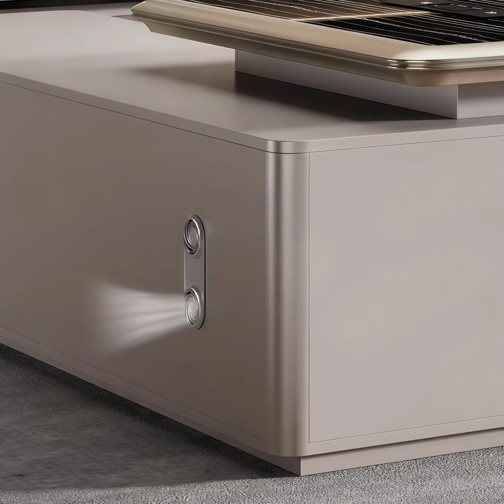 Contemporary Executive Desk Premium Office Furniture - image 6