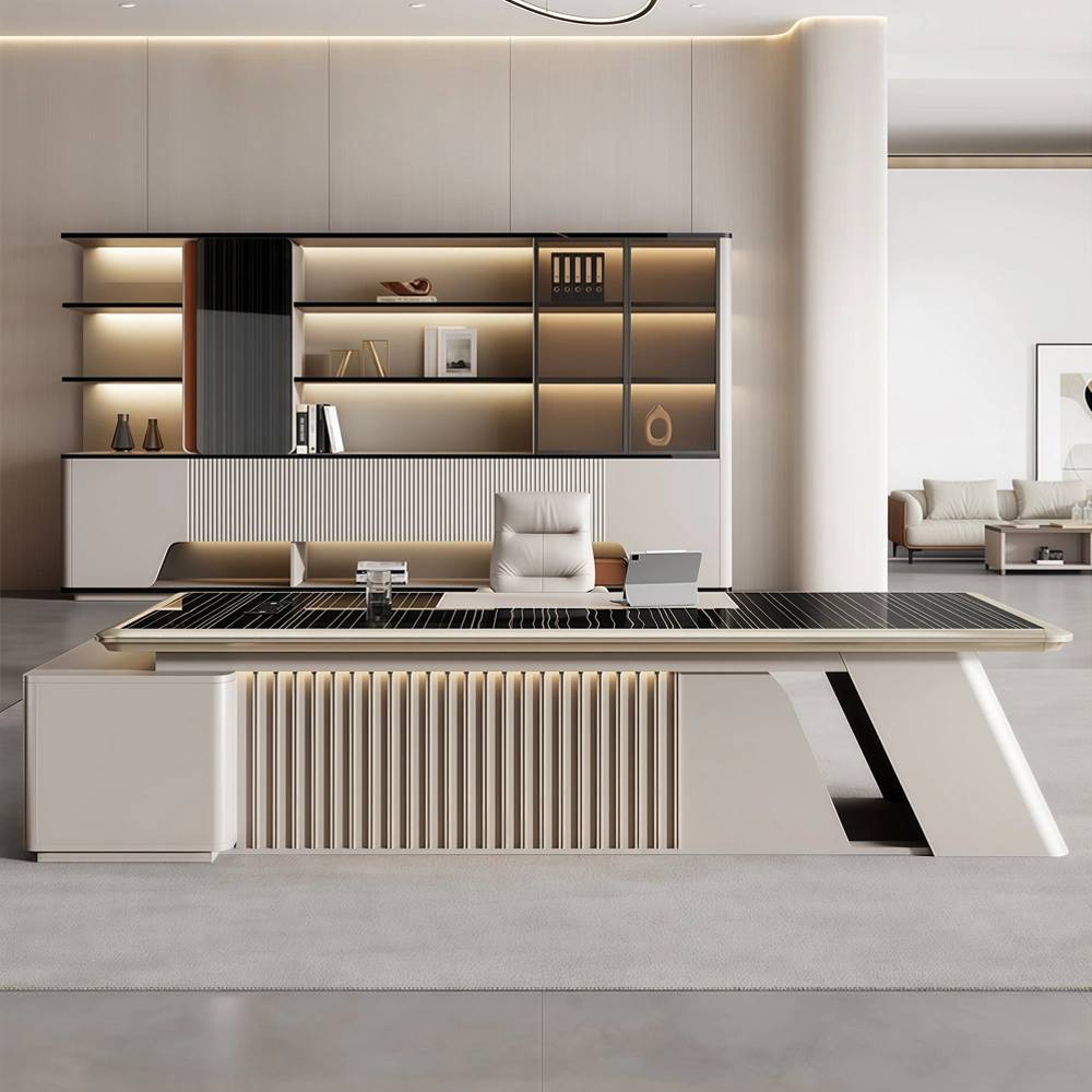 Contemporary Executive Desk Premium Office Furniture - image 2