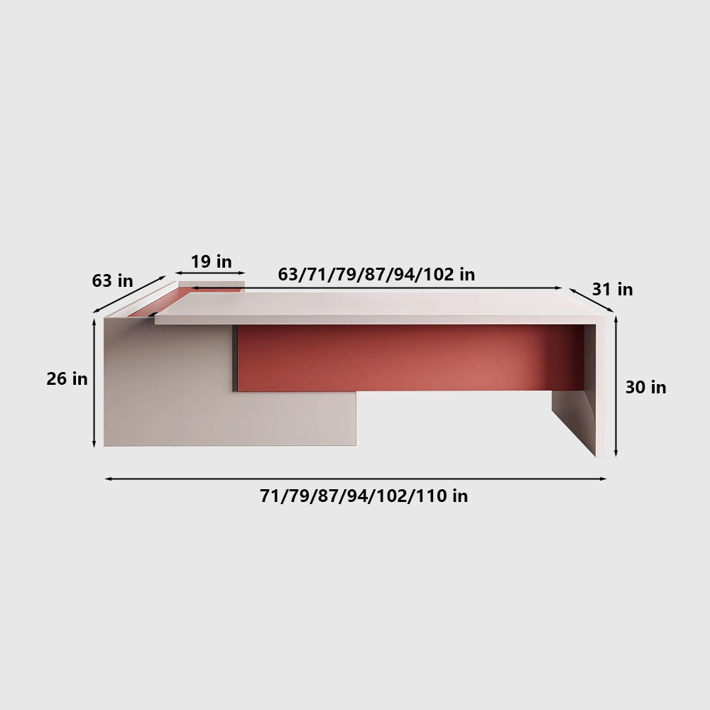 Contemporary Executive Desk for Corporate Use - image 7