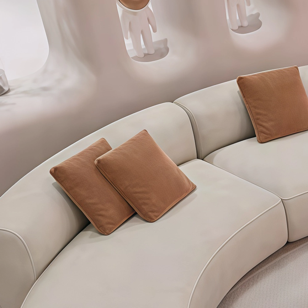 Curved Reception Sofa for Beauty Salon - image 5