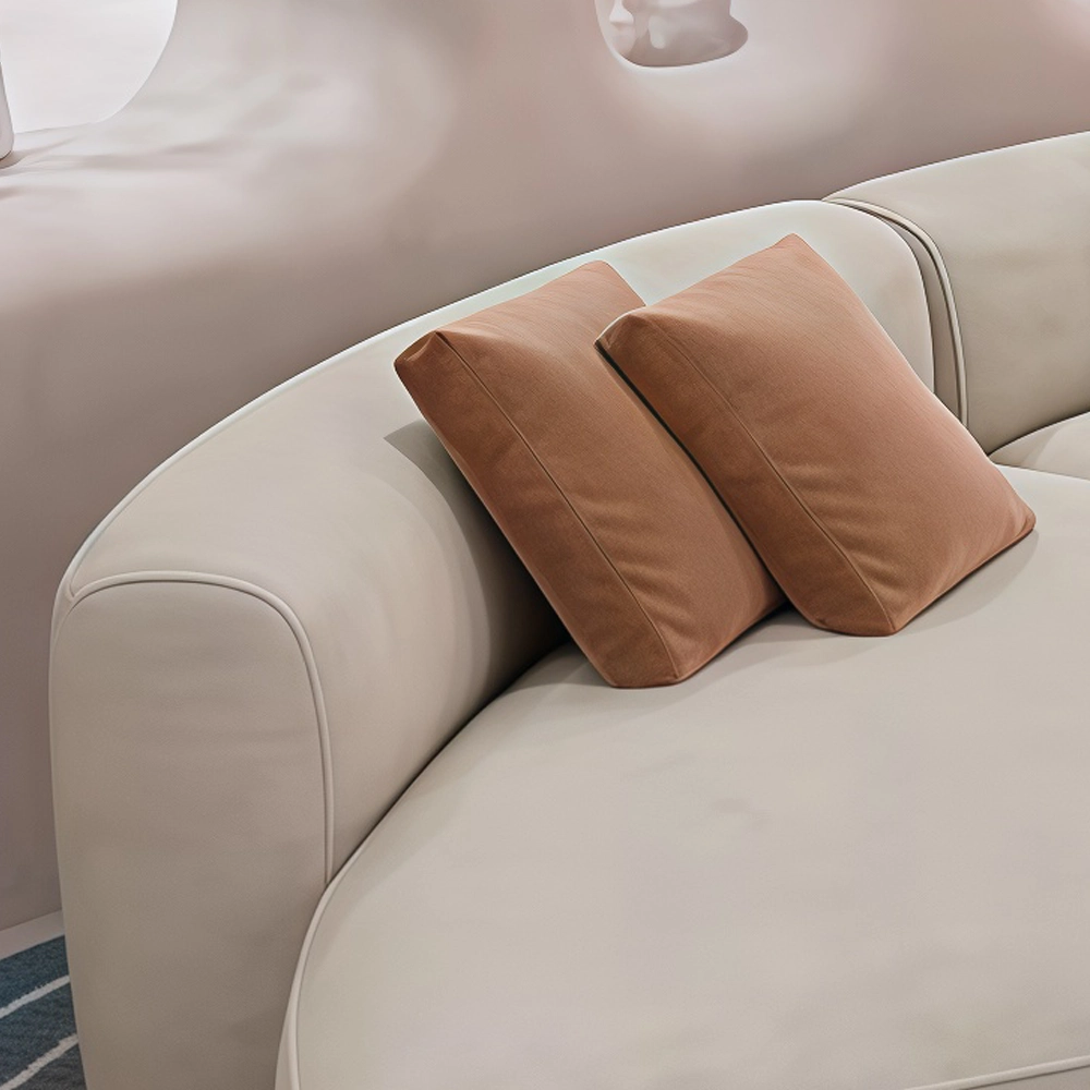 Curved Reception Sofa for Beauty Salon - image 4