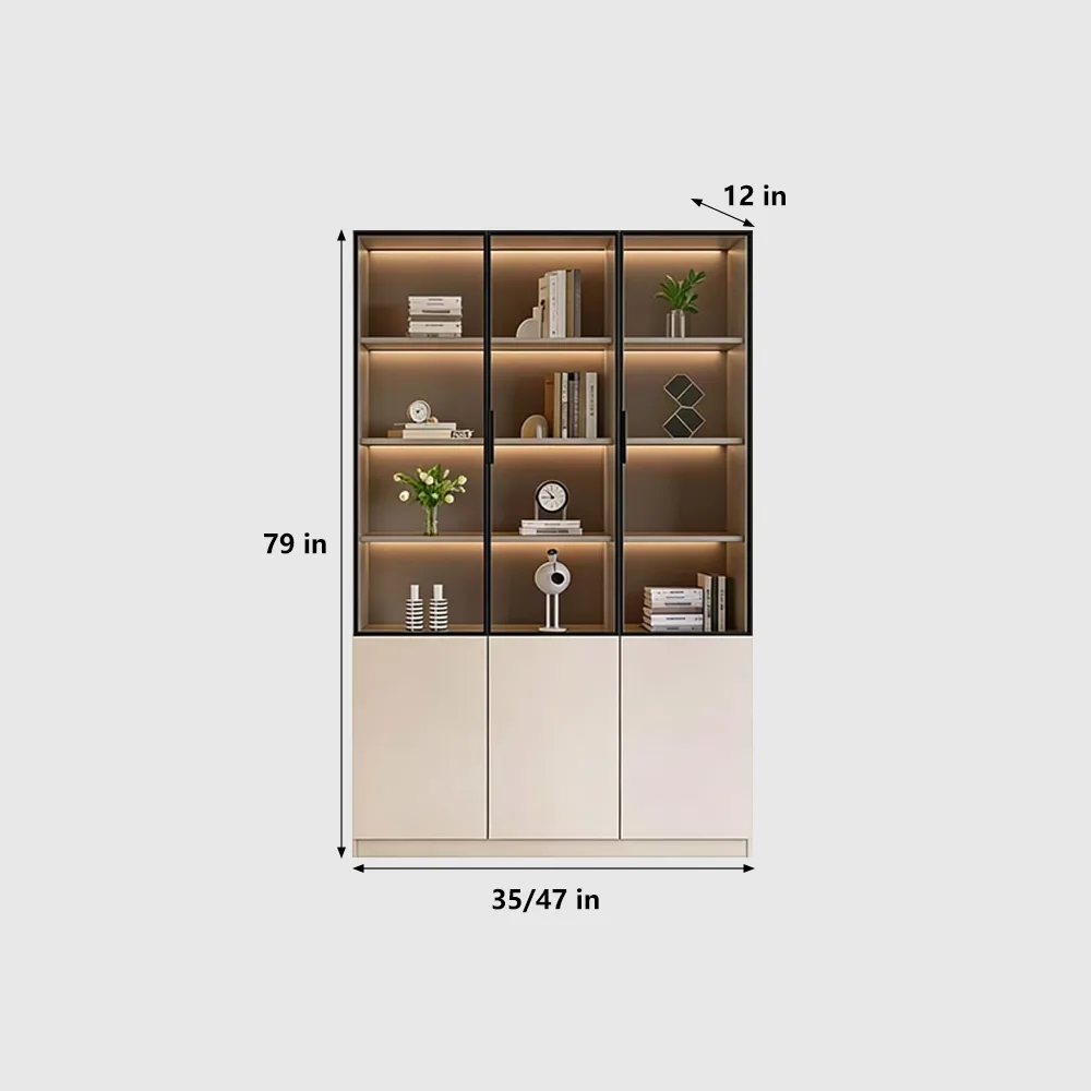 Modern Light Luxury Glass Display Cabinet - image 10