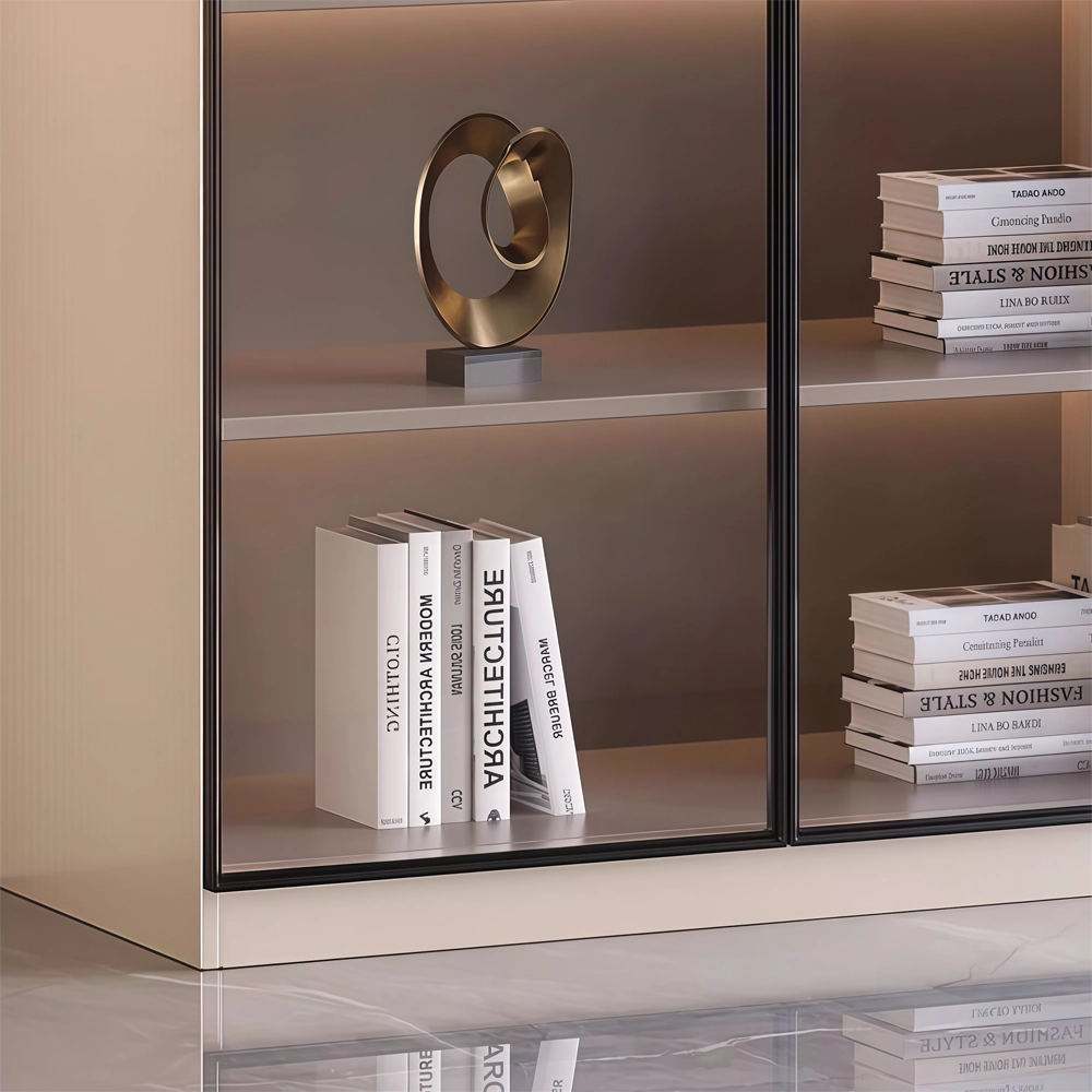 Modern Light Luxury Glass Display Cabinet - image 4