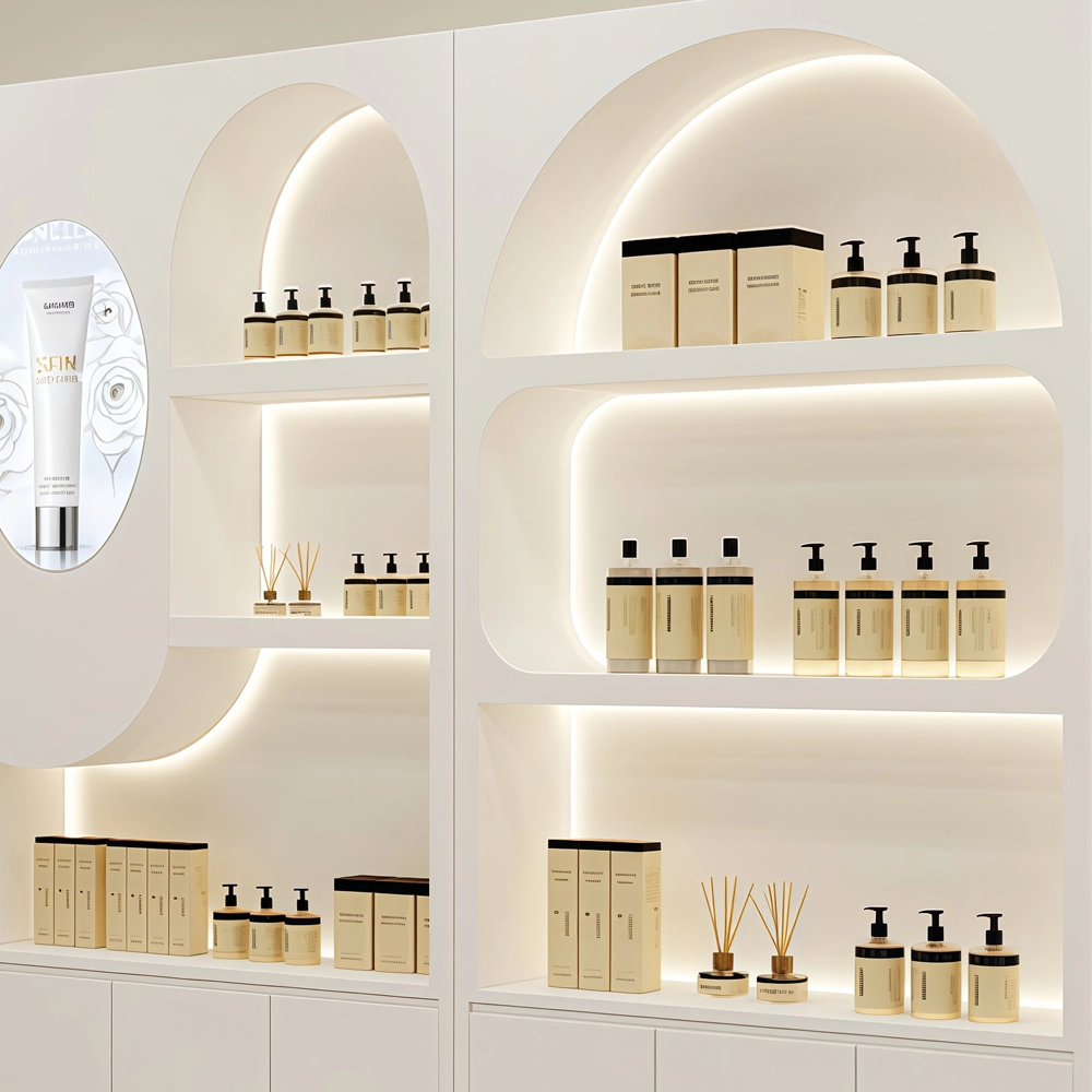 Luxury Cosmetic Display Cabinet for Retail Store - image 6