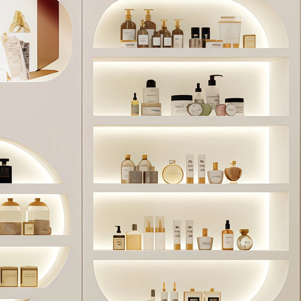 Professional Lacquer Display Cabinet for Skincare Retail - image 5