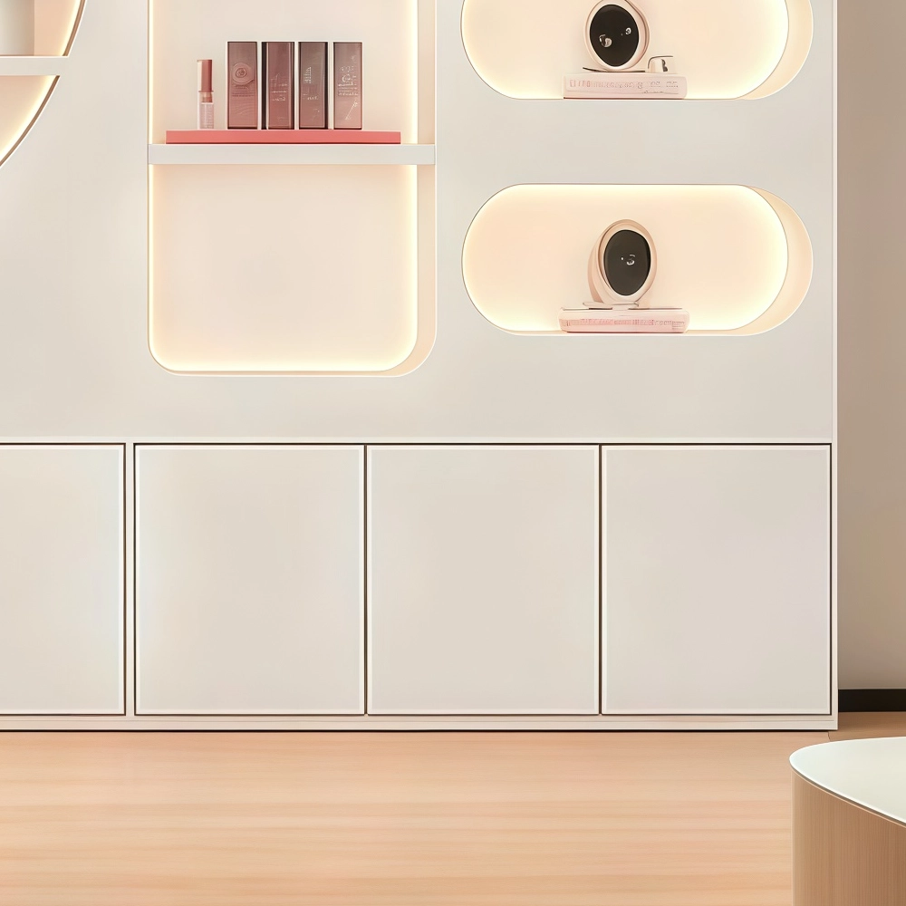 Beauty Salon Lacquer Cosmetic Display Cabinet - image 5