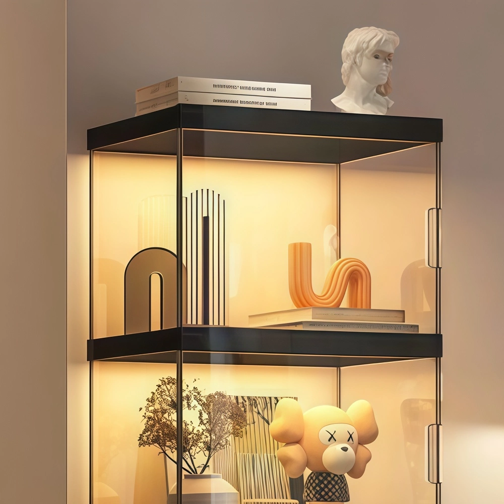 Luxury Modular Storage Cabinet with Grid Shelves - image 4