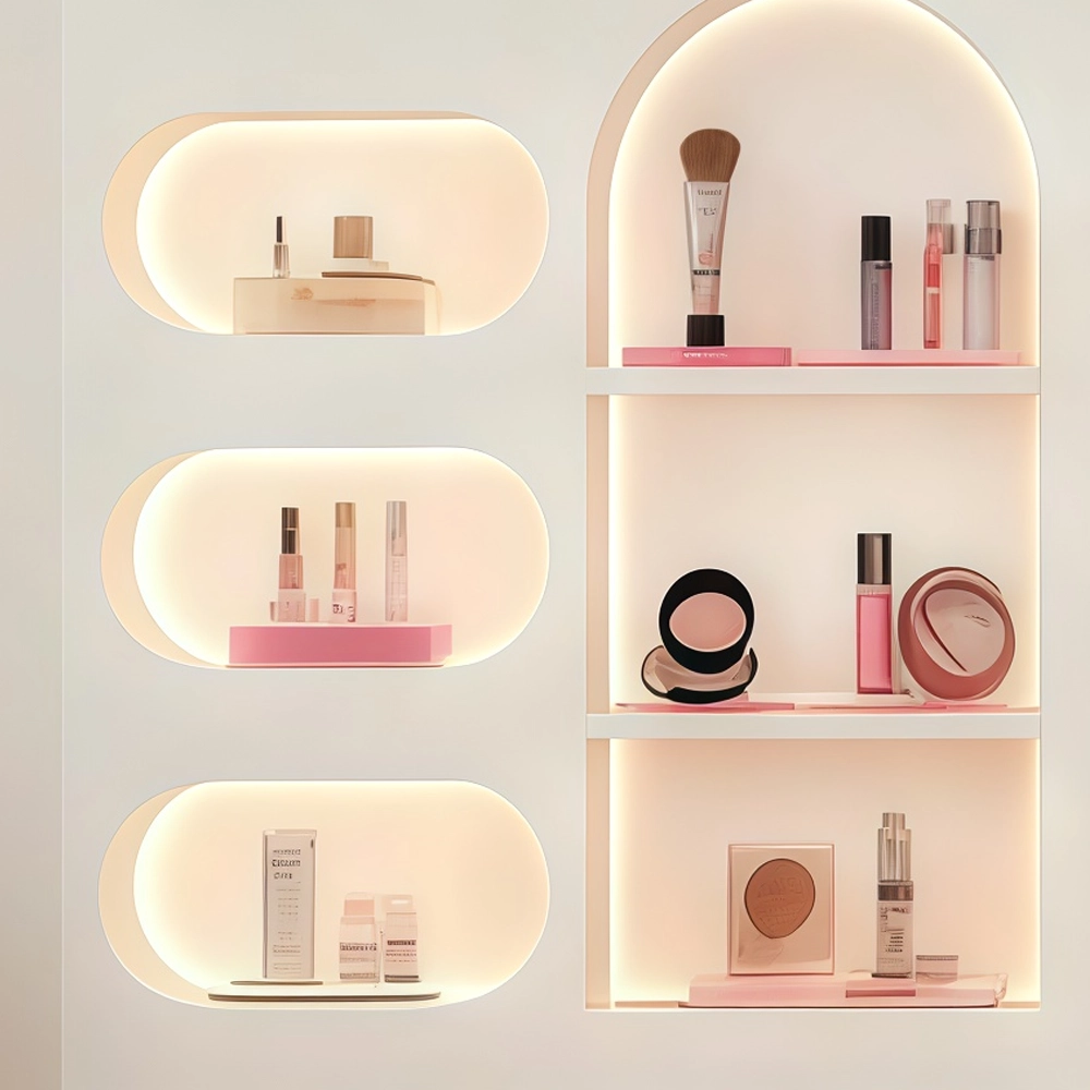 Beauty Salon Lacquer Cosmetic Display Cabinet - image 6