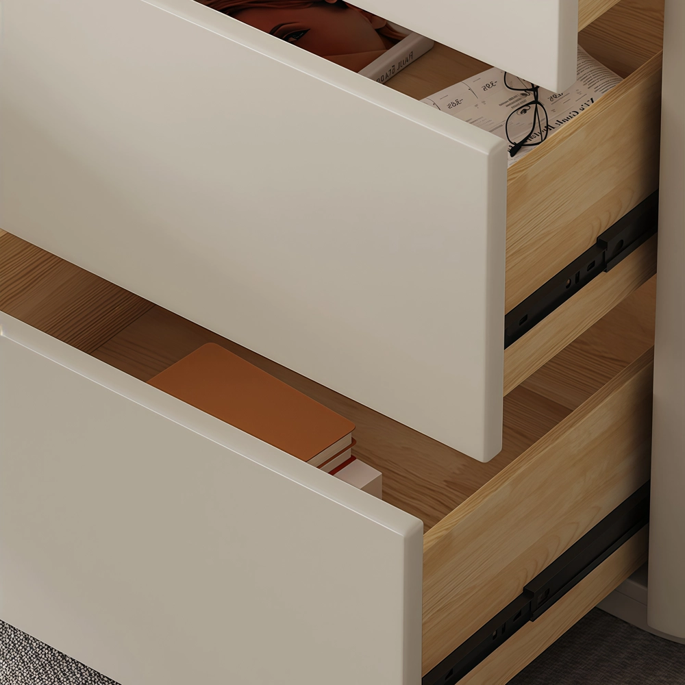 Retro  Corner Desk Modern Light Luxury  Desk - image 5