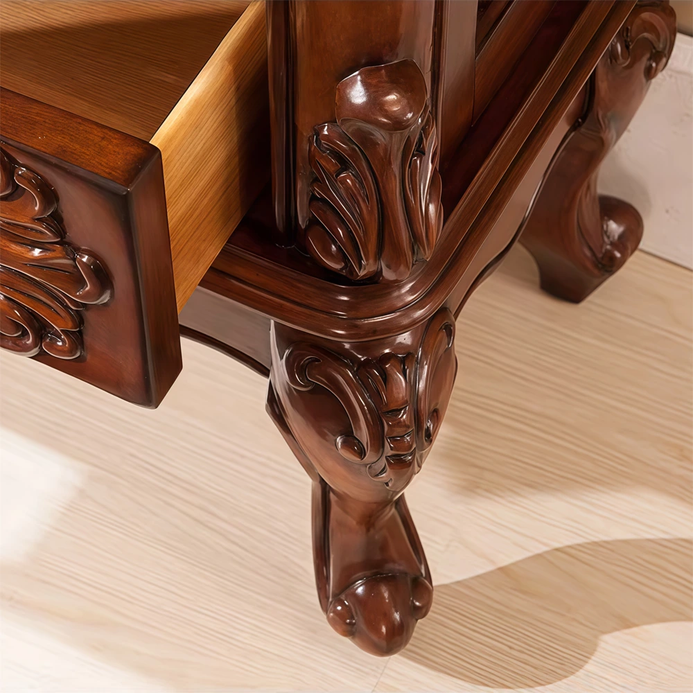 European Double-Door Glass Cabinet for Living Room - image 6