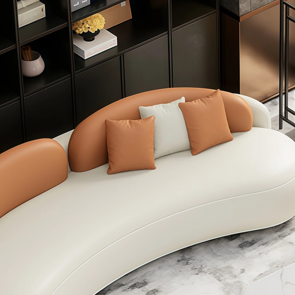 Commercial Curved Sofa Combination for Reception - image 4