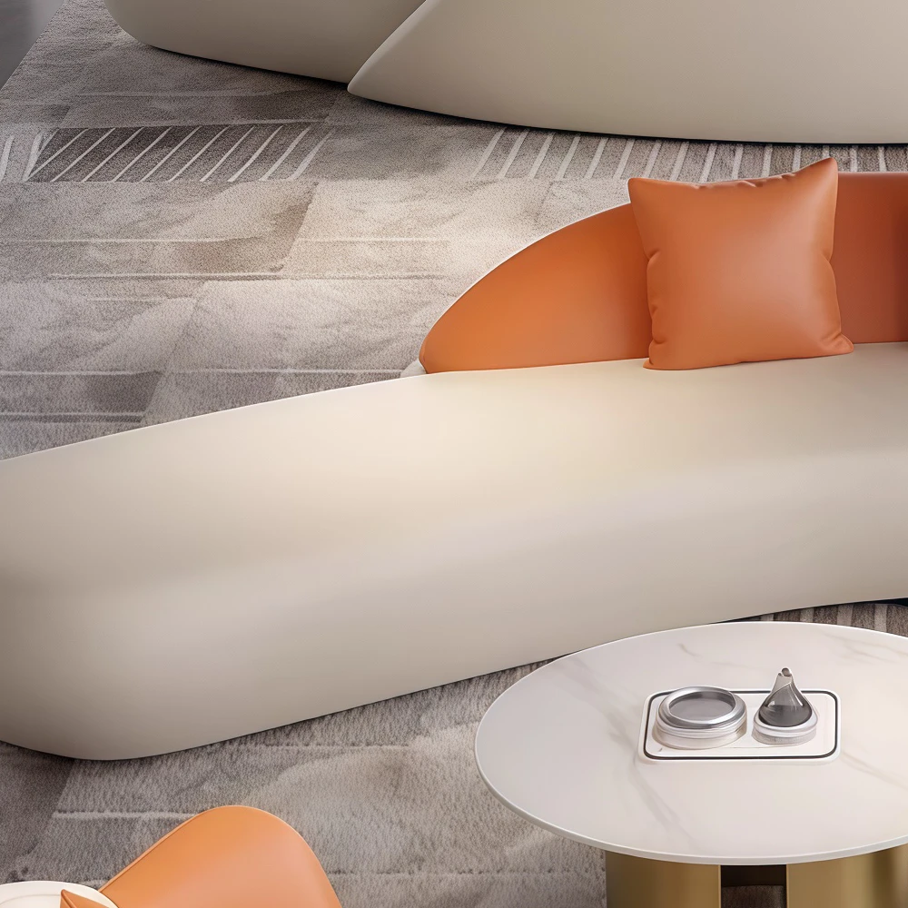 Curved Reception Sofas Modern Ergonomic Seating - image 6