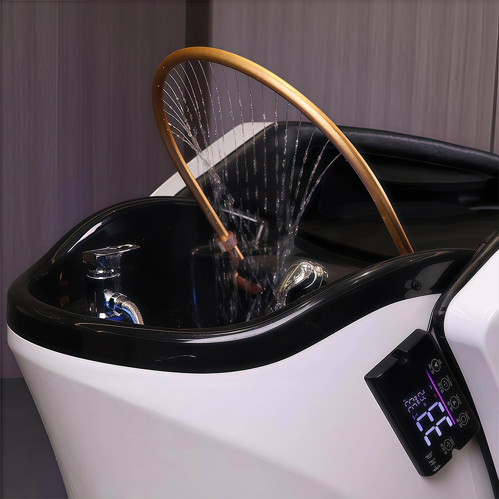 Electric Full-Lying Shampoo Bed with Water Circulation Massage - image 4
