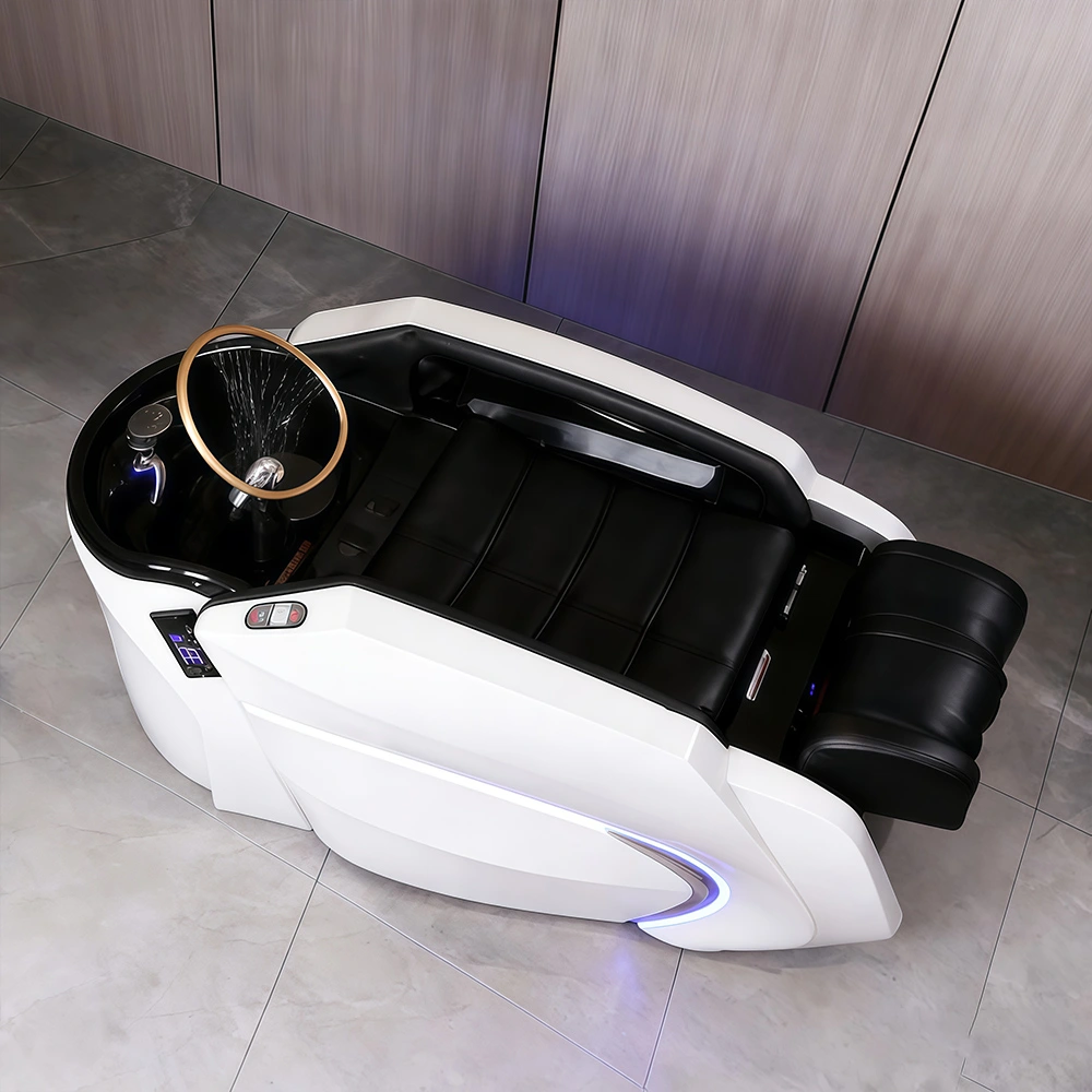 Electric Full-Lying Shampoo Bed with Water Circulation Massage - image 2