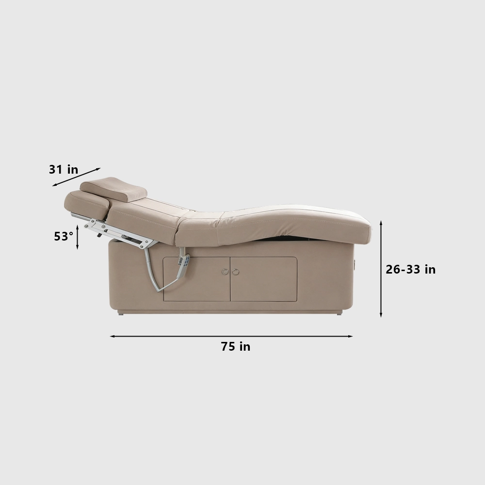 Electric Heated Massage Bed with Latex Mattress - image 6