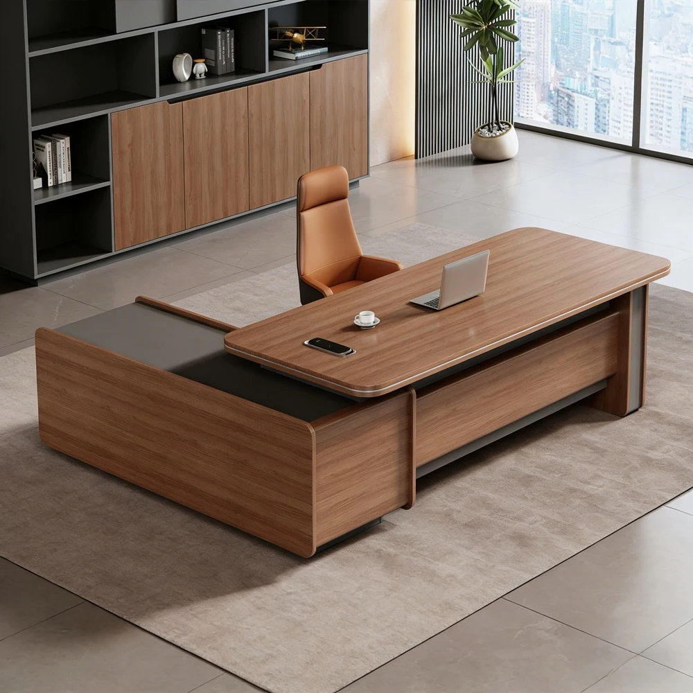 Executive Desk Modern Office Business Style - image 2