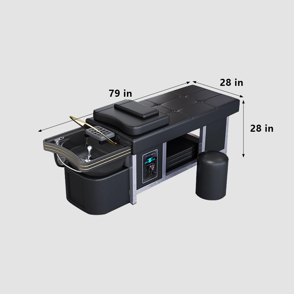 Luxury Ceramic Head Spa Bed with Water Circulation Function - image 7