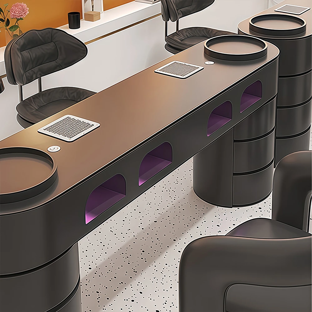 High-End Dark Nail Table Vacuum Light Set - image 3