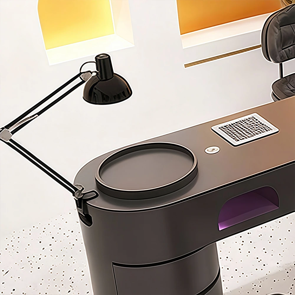 High-End Dark Nail Table Vacuum Light Set - image 4