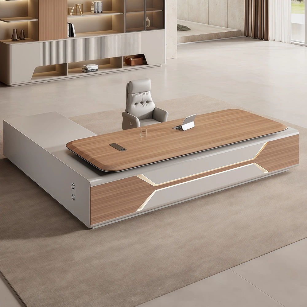 High-End Executive Desk with Thermofoil Design - image 3