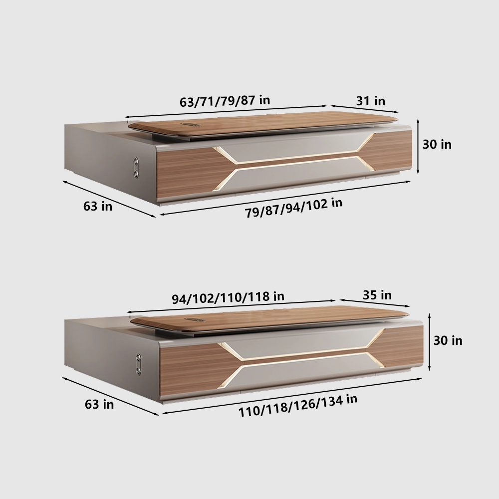 High-End Executive Desk with Thermofoil Design - image 7