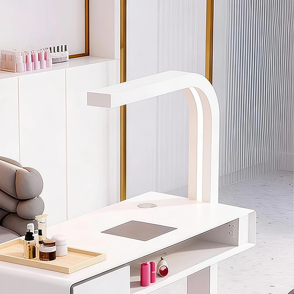 Ins Style Nail Table with Vacuum Light - image 5