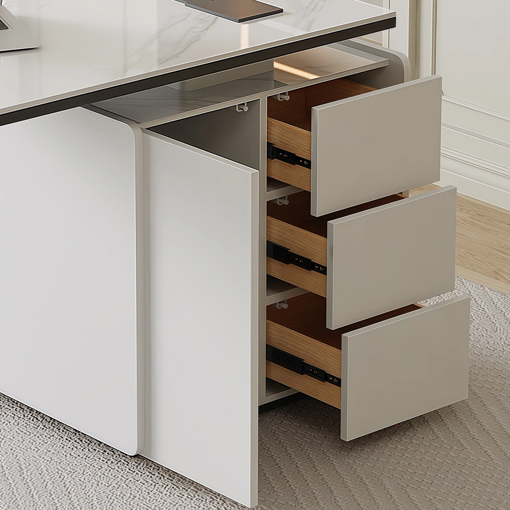 Italian Minimalist Stone Desk for Home Office - image 6